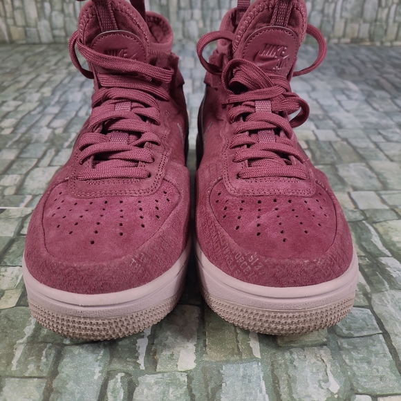 Nike Air Force 1 Ultraforce Mid ‘Force Is Female’ Wine Women Sz. 6.5 Worn Twice - Picture 5 of 12